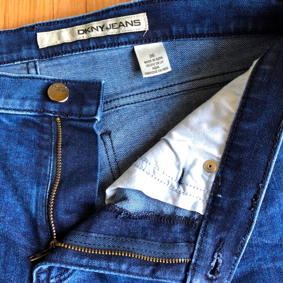 DKNY SoHo Skinny Crop Jeans Blue Size 6 Women’s - Picture 4 of 15